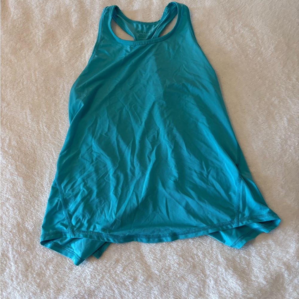 Women's Teal Athleta Racerback Tank Top